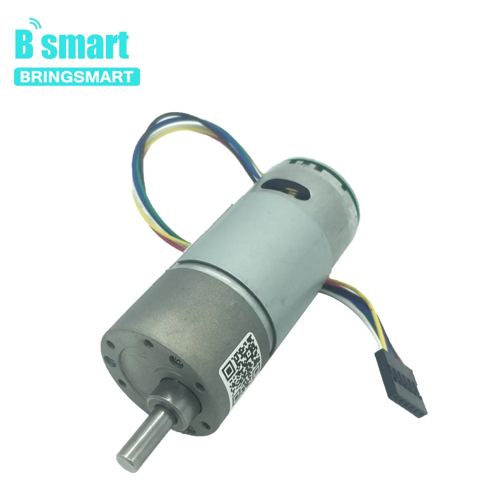 

Bringsmart Gear Motor Measuring Geared Motor JGB37-555B DC 12V Motor Electrico DC Mini Motor with Encoding Board