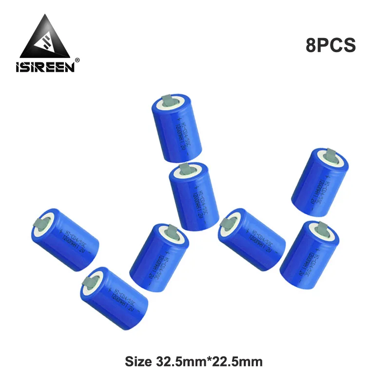 1,2 в 1200 мАч 4/5 Subc Ni CD батареи Аккумулятор Электрический перезаряжаемые SC Ni-CD батареи Электроинструмент размер батареи 22,5 мм x 32,5 мм