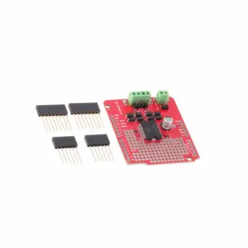 

1PCS L298P Dual Channel Motor Driver Shield DC Stepper Driver Board NEW