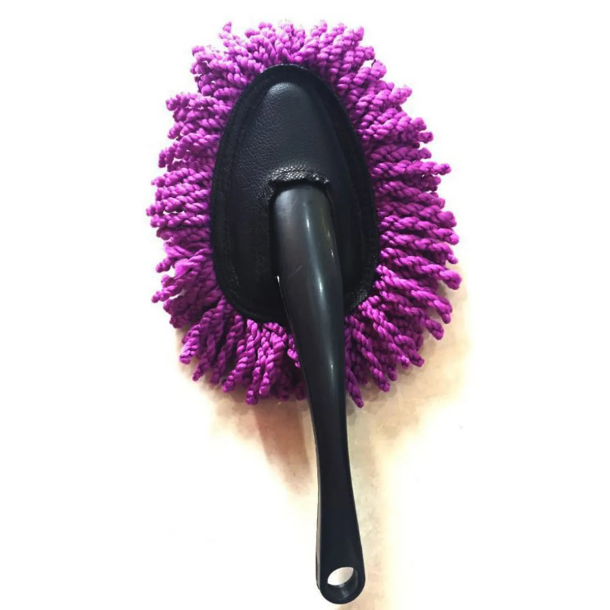 Щетка для чистки автомобиля из микрофибры, чистящий набор с длинной выдвижной ручкой для велосипеда, для дома, авто, тире, щетка для пыли, буксировочная штанга - Название цвета: Small Purple