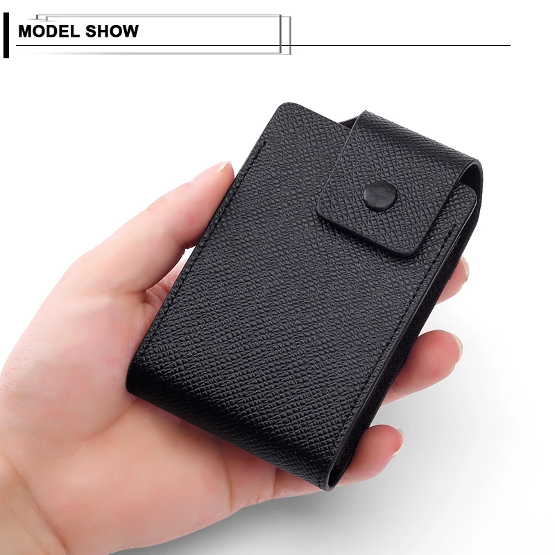 Мужской держатель для карт с блокировкой RFID чехол кредитных кошелек из