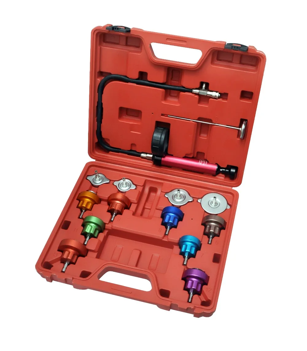 

WINMAX 14PCS RADIATOR COOLING SYSTEM PRESSURE TESTER KIT WT04A4006