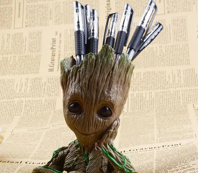 Hot Sale Flowerpot Baby Action Figures Cute Model Pen Toy Pot holder PVC Hero Model Vessel Avengers Infinity War Hot Sale Flowerpot Baby Action Figures Cute Model Pen Toy Pot holder PVC Hero Model Vessel Avengers Infinity War