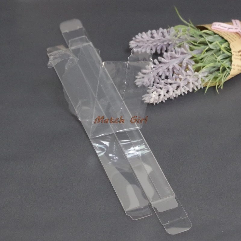 50pcs- 2*2*17cm Transparent PVC Plastic Packaging Box with protective film DIY eyebrow pen eyeliner pen cosmetics gift box 50pcs- 2*2*17cm Transparent PVC Plastic Packaging Box with protective film DIY eyebrow pen eyeliner pen cosmetics gift box