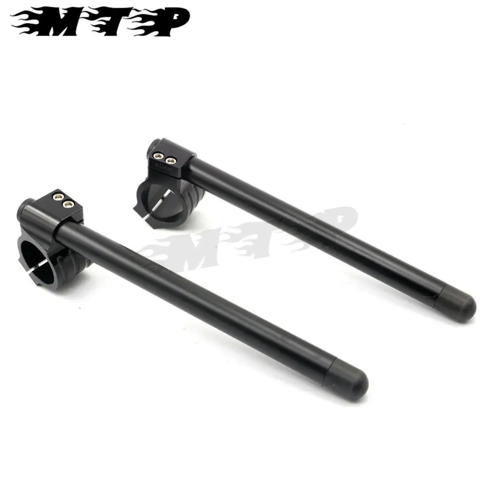CNC 51mm Clip-On Handlebars Racing For 2009 2010 2011 2012 2013 Aprilia RSV4//R