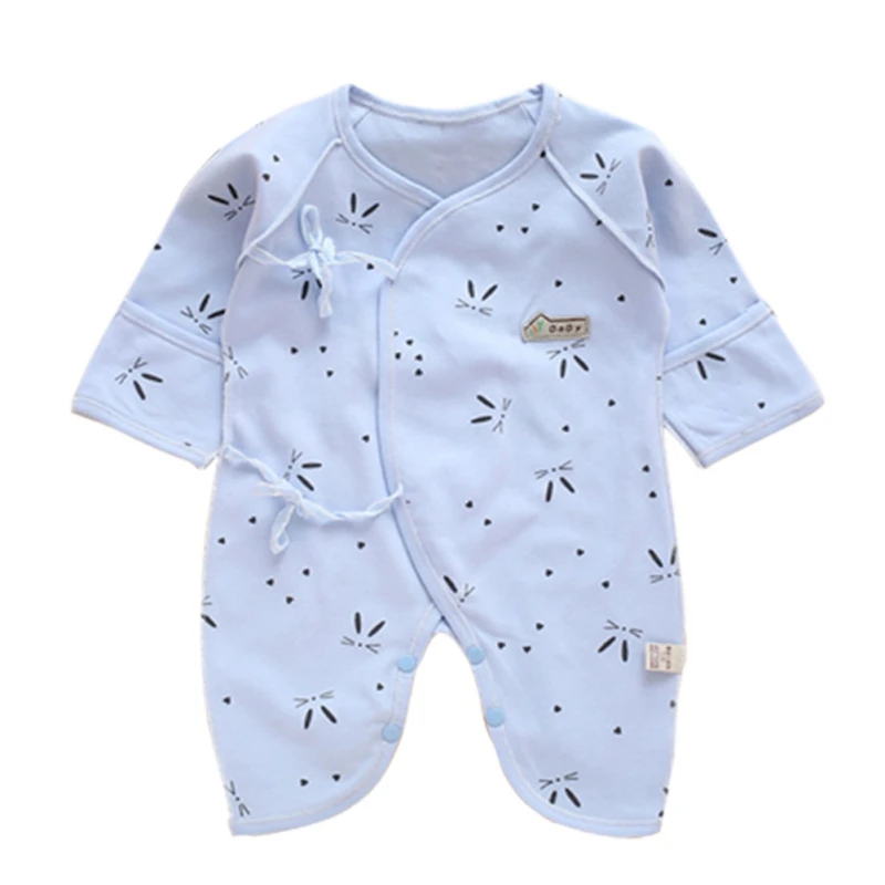 

Newborn Baby Romper Long Sleeves 100% Cotton Baby Pajamas Cartoon Newborn Baby Girls Boys Clothes 0-3M