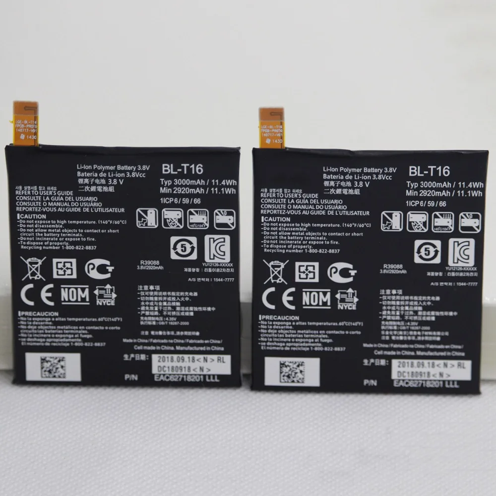 Для LG BL T16 аккумулятор для телефона G Flex 2 H950 H955 H959 LS996 US995 3000 мАч запасная батарея