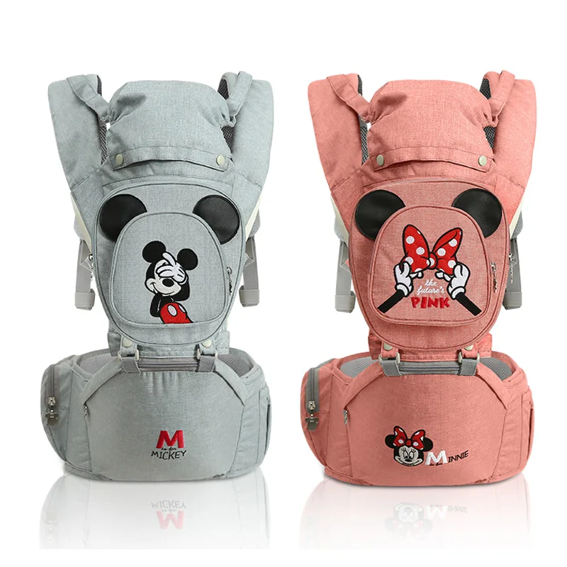 

New Arrival Disney Baby Carrier Ergonomic Toddler Backpack Hipseat For Newborn Baby Kangaroos Breathable Front Facing Carrier