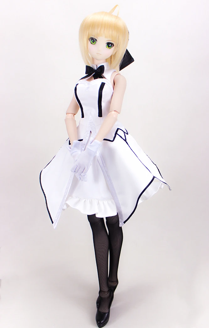 

FGO saber Cosplay Sexy dress 1/3 1/4 BJD COS DD MSD Doll Clothes