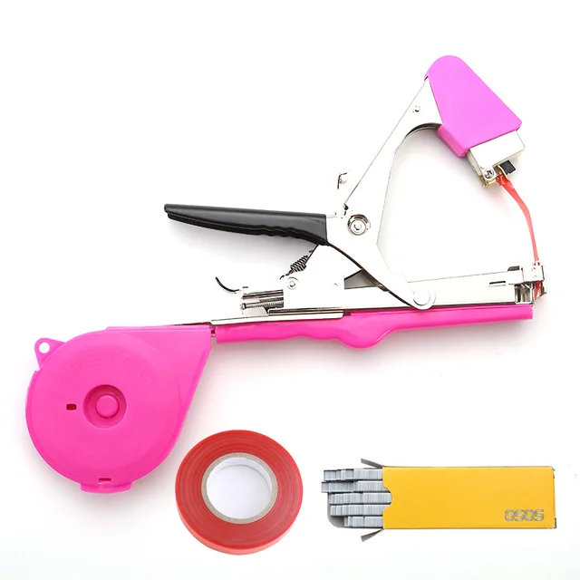 Pink Garden Tools Manual Bind Branch Machine Vineyard Garden Tools Manual Bind Branch Machine