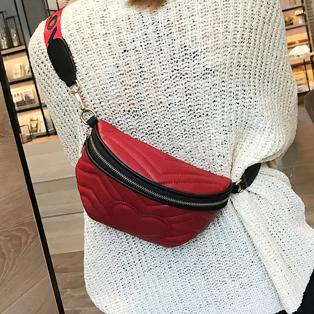 

Women Love Crossbody Shoulder Bag Pocket Bag new design Fashion Wild Chest Bag Dropshipping Bolso das senhoras