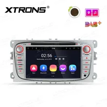 XTRONS 7 ''радио Android 8,1 Восьмиядерный автомобильный dvd-плеер gps карты стерео для Ford Focus II 2008 2009 2010 2011 Mondeo C-Max S-Max
