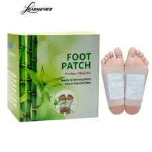 50 шт бамбуковый уксус Пластыри для ног Детокс, красота для похудения уход за ногами Улучшение сна клей очищающий патчи для ног Уход за ногами