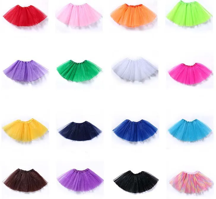 30cm Short transparent Blue Pink Red ballet Petticoat Tulle Skirts Girls Elastic 3 Layers Child Tutu Skirt Underskirt Rockabilly summer baby girls adult tutu skirt fluffy children ballet kids pettiskirt bow skirts princess tulle party skirts tulle miniskirt