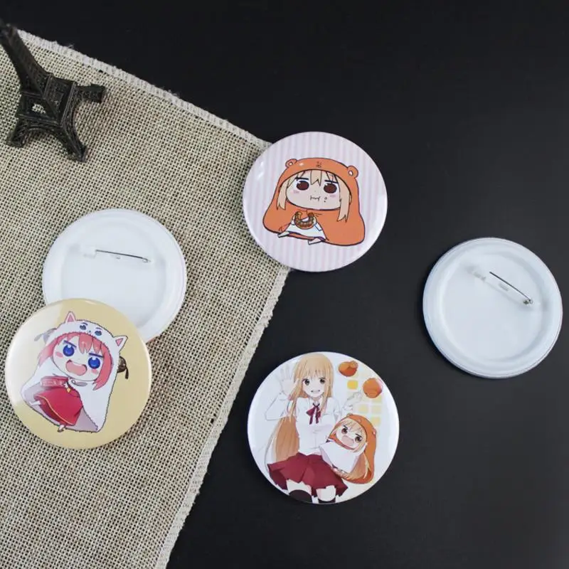 1 шт. креативные Мультяшные аниме Himouto Umaru chan значки модные на рюкзак булавка брошь