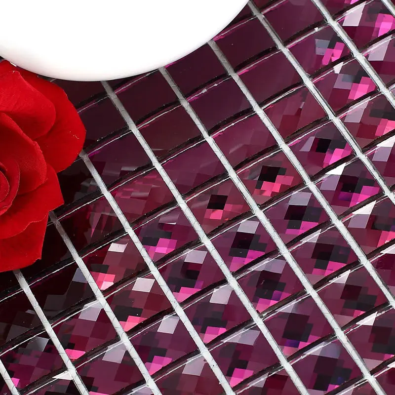 13 beveled edge purple  mirror mosaic(1)