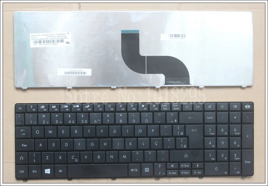 

FOR GATEWAY Packard Bell Easynote TK37 TK81 TK83 TK85 TX86 TK87 TM05 TM80 TM81 TM97 NV50 TM86 NV59A Brazil Laptop Keyboard BR