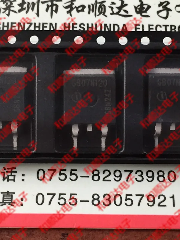 10 ШТ. SGB07N120 GB7N120 TO-263 1200 В 7А | Электронные компоненты и принадлежности