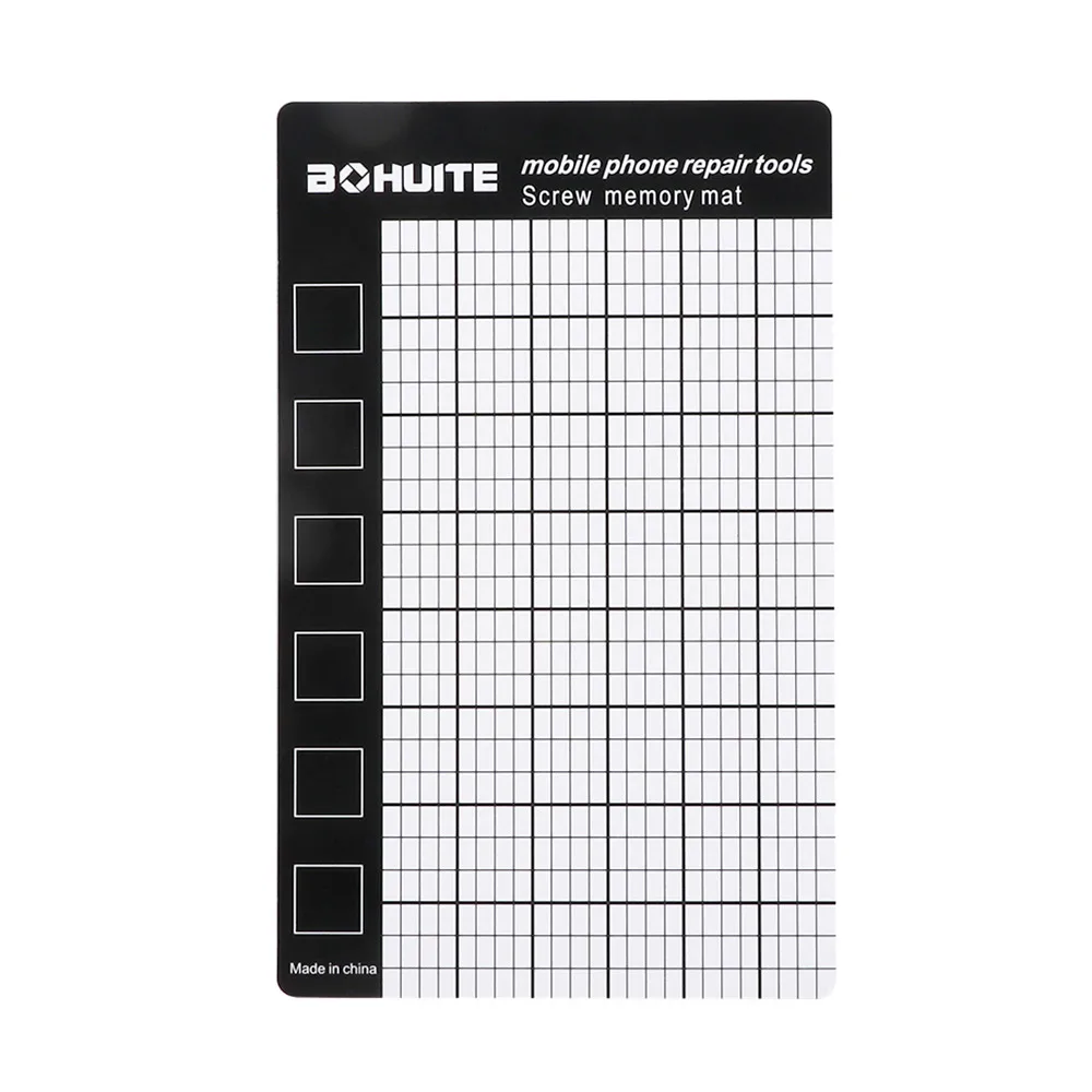 

145x90mm Screw Memory Magnetic Repair Mat Work Pad for iPhone Disassemble Mobile Phone Electronics DIY Repair Tool
