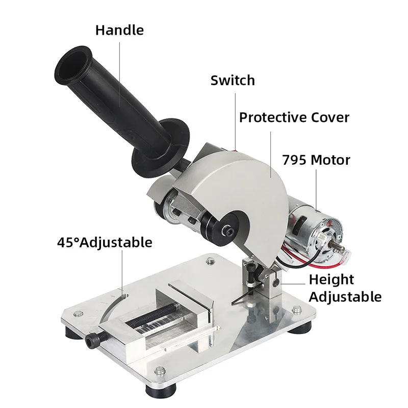 Table Circular Saw Micro Cutting Machine Desktop Miniature Table Saw Aluminum Alloy Cutting Machine Electric Saw Table Circular Saw Micro Cutting Machine Desktop Miniature Table Saw Aluminum Alloy Cutting Machine Electric Saw