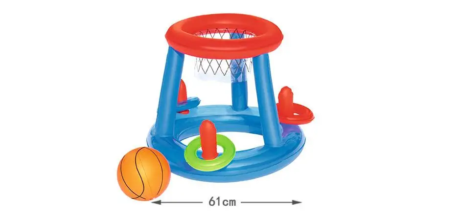 Надувные футбольные ворота волейбол баскетбол игрушки, игры воды бассейна спортивные игрушка матрас Float Beach Party шкафа