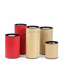 50 шт./лот 73*90 мм цилиндр крафт-материал упаковочная трубка для чая Подарок Кофе конфеты коробка еды алюминий внутри