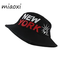 Miaoxi Модные мужские взрослые купольные Нью-йоркские рыболовные шляпы мужские повседневные шляпы унисекс хлопковые летние рыбацкие шапки YF-001