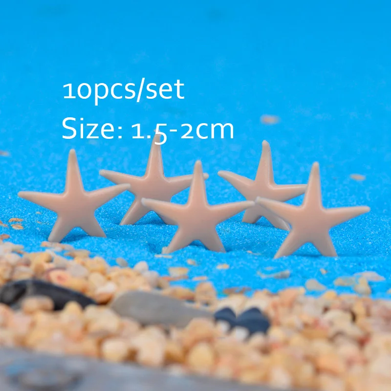 

Mini Natural Starfish model Micro beach landscape fairy garden terrariums figurine Decoration miniatures bonsai ornaments
