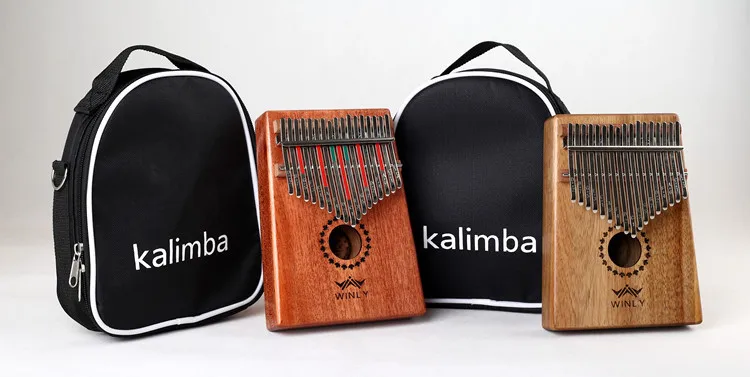 17 ключ палец калимба Mbira Sanza большой палец пианино карманный размер поддерживающая сумка Gecko клавиатура Marimba деревянный музыкальный инструмент