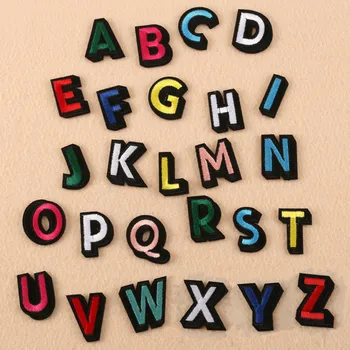 letter patches english name patch iron on embroide