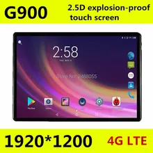 10.1 inch Octa core tablet pc G900 2.5D screen Android 8.0 3G 4G LTE Dual SIM 1920*1200 IPS 4GB 128GB wifi Bluetooth tablets