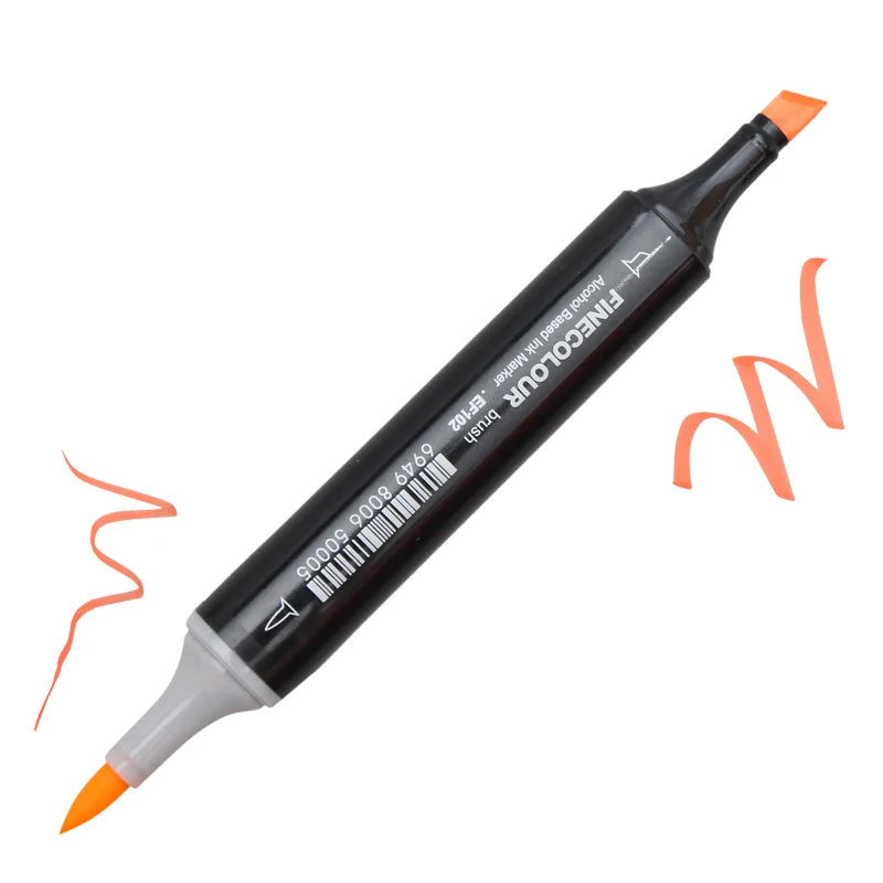 Finecolour 12 24 36 цветов фломастеры для рисования с двойной головкой ручка манги