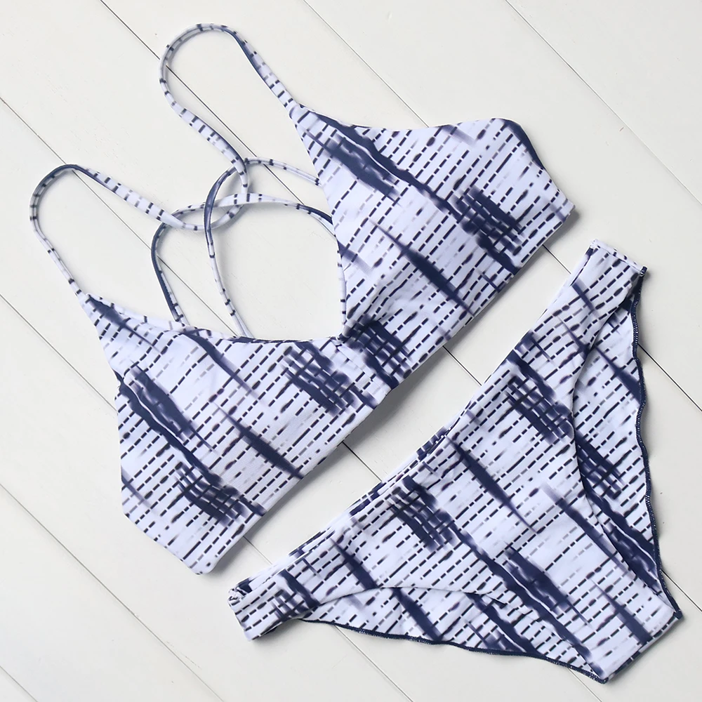RUUHEE Bikini 2017 Hot Sexy Swimsuit Women Swimwear Bathing Suit Push Up Brazilian Bikini Set Printed