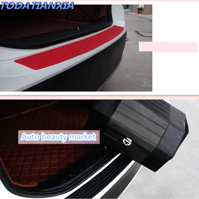 

Car Trunk Bumper guard protection Protector stickers for Hyundai Solaris Verna Tucson Ix35 I30 Lada ford focus 2 focus 3 fiesta