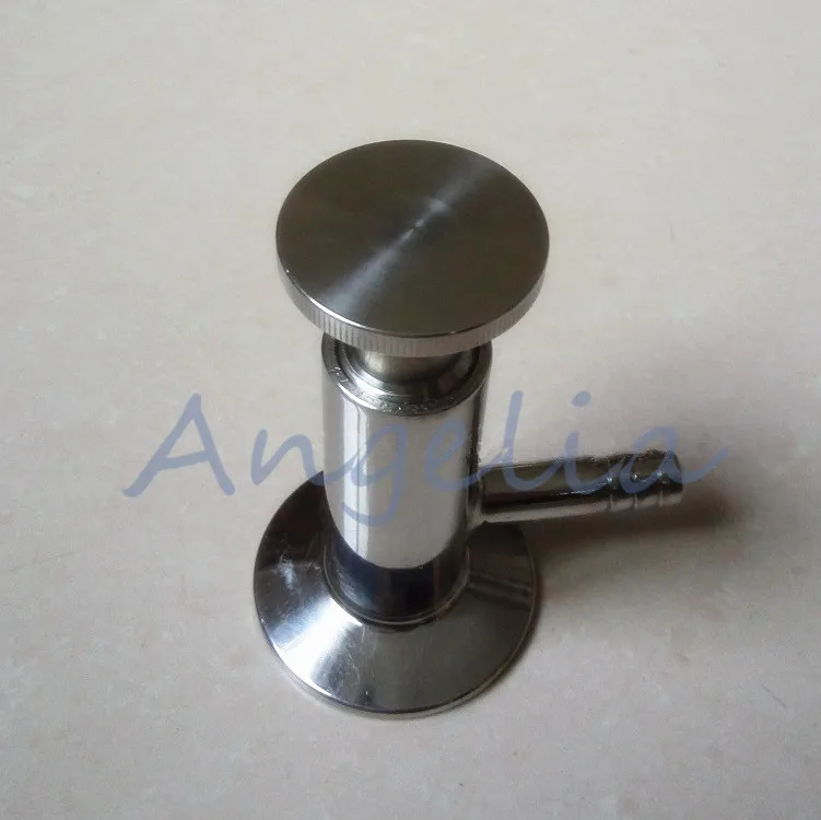 1/" Санитарно 316 нержавеющая сталь 50,5 мм OD Tri-Clamp клапан отбора проб PTFE уплотнение