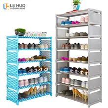 Simple Multi Layer Shoe rack Nonwovens Easy Assemble Storage Shelf Shoe cabinet fashion bookshelf Living Room Furniture Simple Multi Layer Shoe rack Nonwovens Easy Assemble Storage Shelf Shoe cabinet fashion bookshelf Living Room Furniture