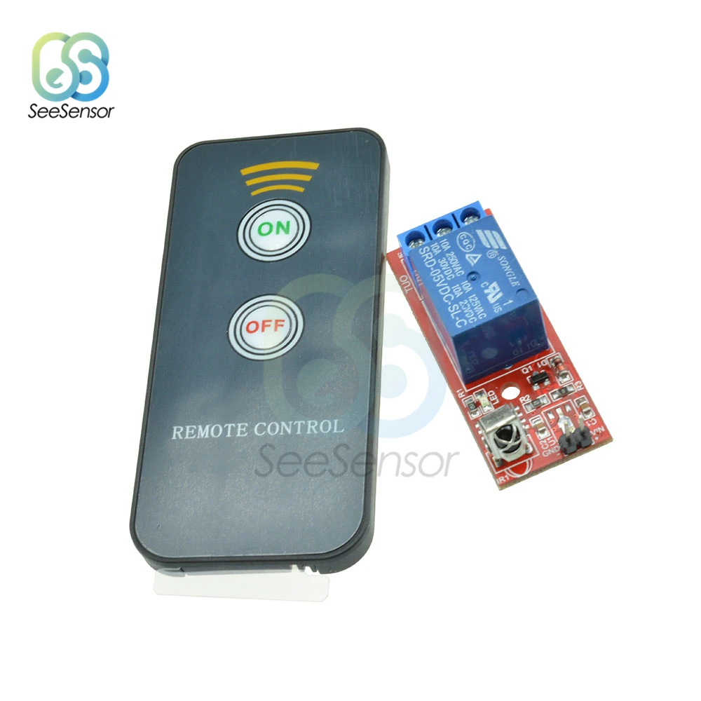 

DC 5V 1 Channel Relay Module Infrared IR Remote Switch Control 1 CH Relay Driving Board Controller for Arduino