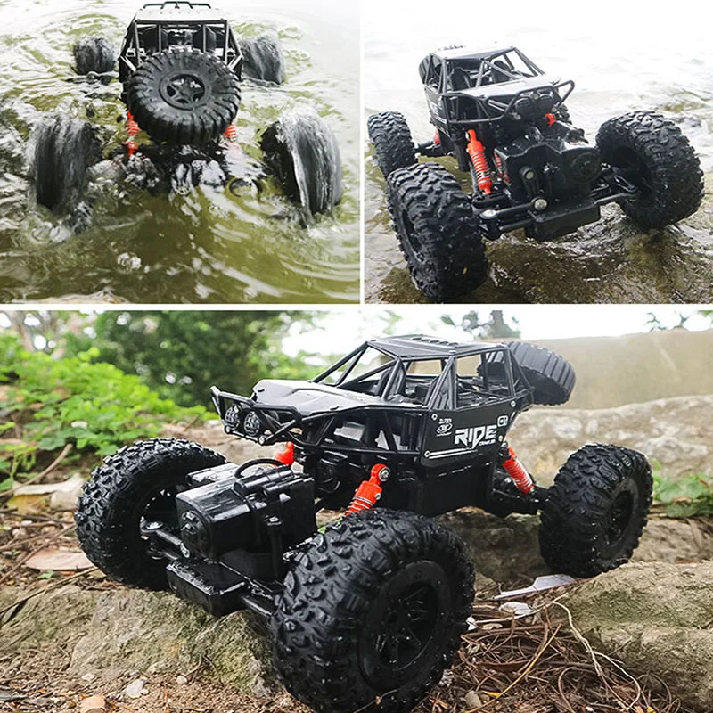 2,4 г машина из сплава RC 4wd привод дистанционного управления игрушечные модельные машинки 9 км/ч альпинистский автомобиль с радиоуправлением электрические игрушки внедорожник подарок