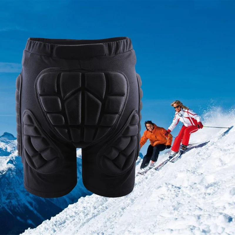 Мужские удобные ягодичные накладки защитные штаны для катания на лыжах Сноуборд анти-защитная пленка экипировочные шорты