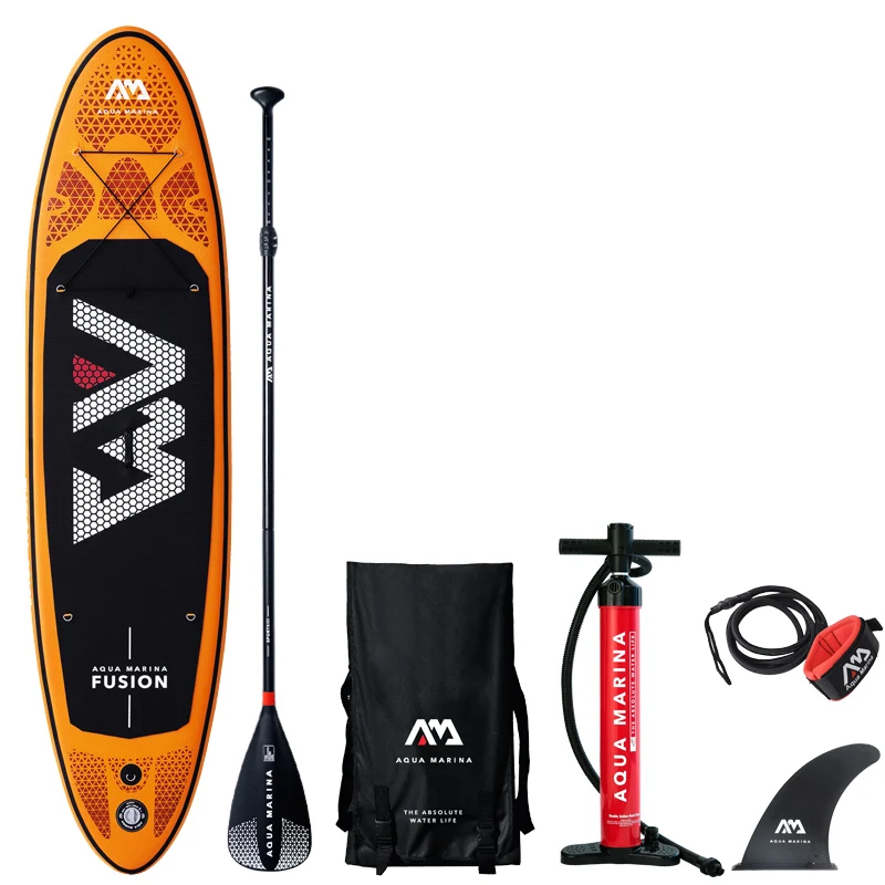 315*75*12 см надувная доска для серфинга FUSION 2019 stand up paddle сёрфинг AQUA Марина воды Спорт