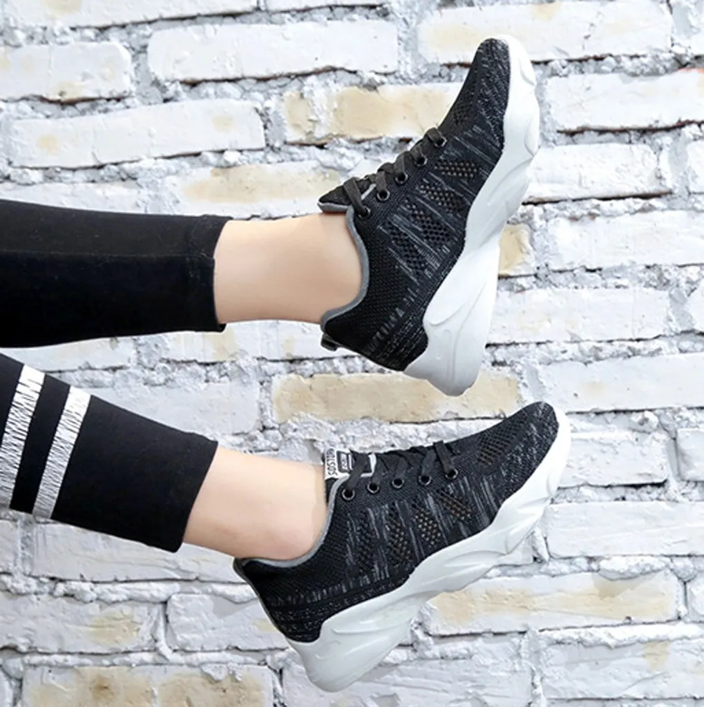 Женская обувь женские кроссовки летний Повседневный модный дышащий сетчатый спортивный удобный chaussures femmes de mariage# N3