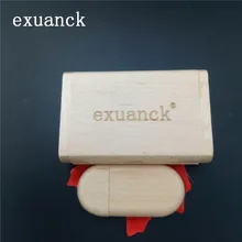 Exuanck usb флешка настоящие 4-32G Натуральные Деревянные usb 2,0 флэш-накопитель настраиваемые, с логотипом(более 30 шт бесплатный логотип