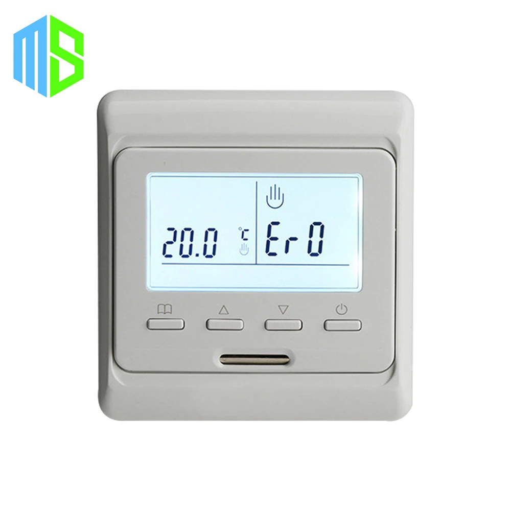 

220V 16A LCD Screen Weekly Programmable Electric Digital Floor Heating Room Air Thermostat Warm Floor Temperature Controller