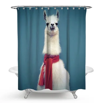 

Alpaca Shower Curtains Rideau de douche Cortina de ducha Bathroom Supplies Products H242