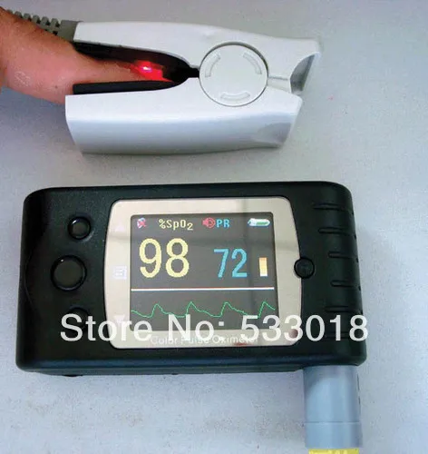 

Free Shipping CMS 60C CE FDA Color OLED Pulse Heart Rate Oxygen Blood SPO2 Oximeter Monitor Adult Sensor USB port +software