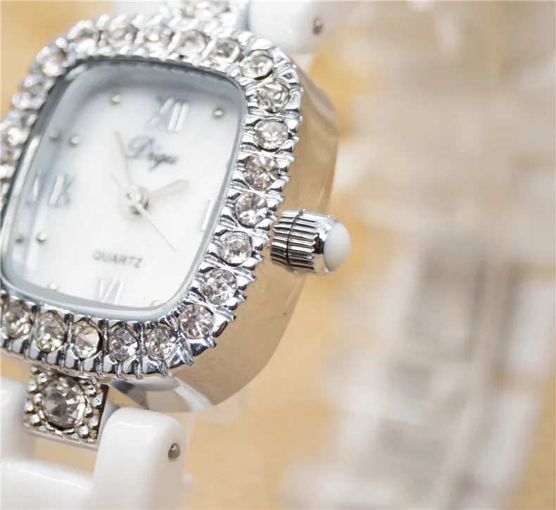 DIGU, модные женские наручные часы с бриллиантами, керамический ремешок для часов, топ, роскошная брендовая одежда, женские кварцевые часы Geneva, relogio feminino