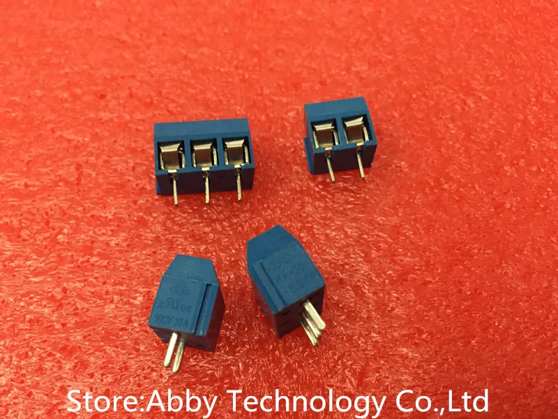 200 шт. KF301 5.0 2P + 3P &quot винт 5 0 мм прямой контакт винтовая Клеммная колодка PCB
