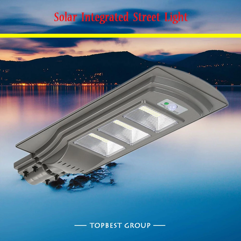 Solar Integrated LED Street Light 60W IP65 led Road Outdoor Lamp | Освещение