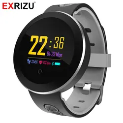 EXRIZU Q8 PRO Bluetooth Smart Браслет IP68 Водонепроницаемый Смарт-часы монитор сердечного ритма Фитнес браслет крови Давление для телефона