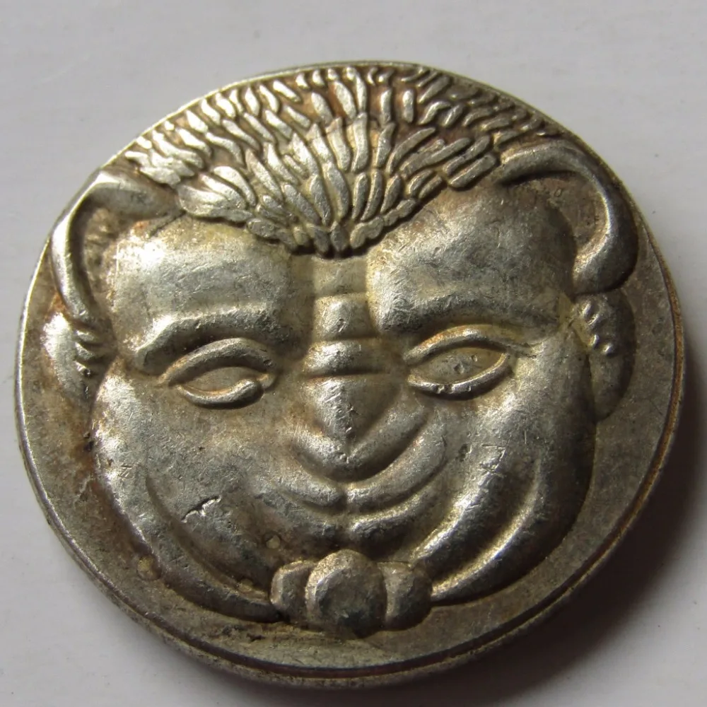 

G(32) Repro Ancient Coin Greece Tetradrachm Bruttium Rhegion Copy Coins